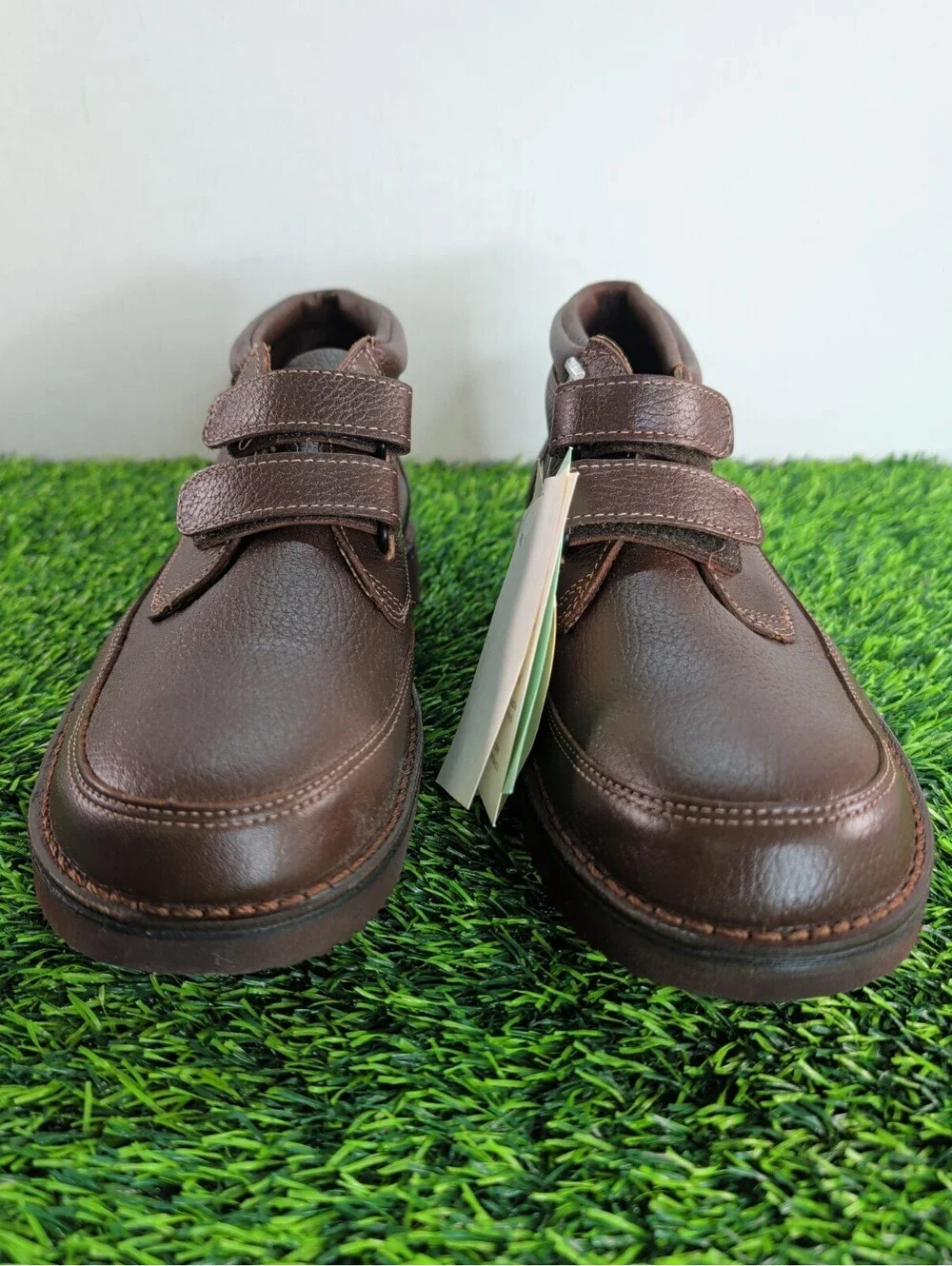 Footonic II Brown Leather Easy Close High Top Shoe Size 8.5 Brand New